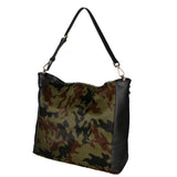 Asia Borsa a spalla da donna Vera pelle 05475-MILITARE Gave Lux