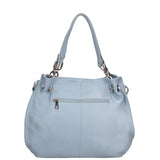 Ereba Borsa a mano da donna Made in Italy 100% pelle 3305-S92 CELESTE Gave Lux