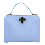 Kashia Borsa a mano da donna 100% pelle 06012-L220 AZZURRO Gave Lux