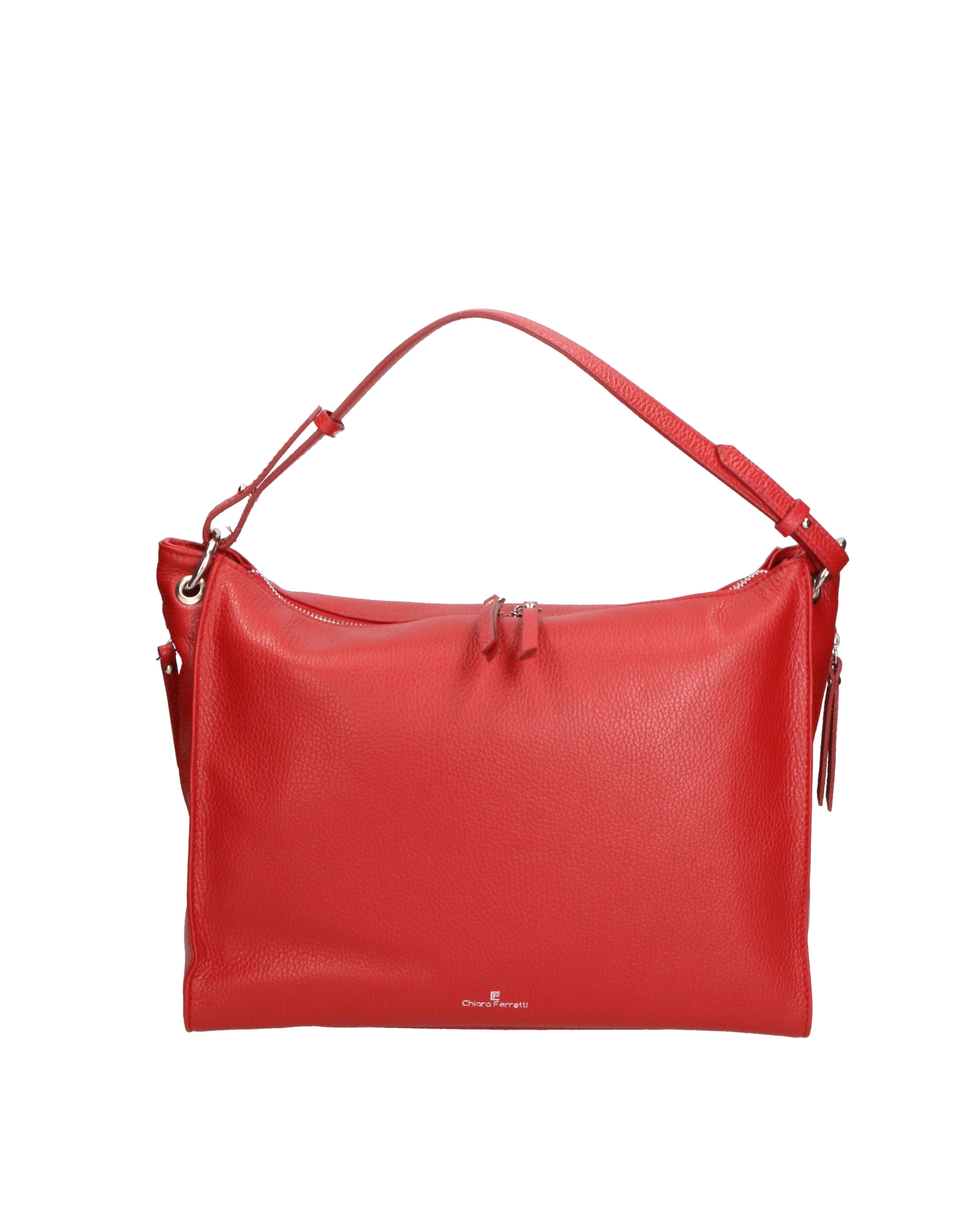 Eris Plus Borsa a mano da donna Vera pelle 7009-D08 ROSS0 RED Chiara Ferretti