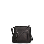 Borsa a tracolla da uomo Vera pelle HILB-3345-NERO Hill Burry