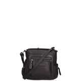 Borsa a tracolla da uomo Vera pelle HILB-3345-NERO Hill Burry
