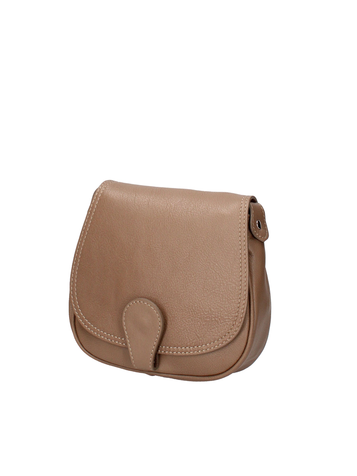 Bianca Borsa a tracolla da donna Vera pelle 10016 1020-S240 TAUPE SCURO Gave Lux