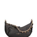 Borsa a spalla da donna Vera pelle dollaro metallizzata JR-W-1047-BLACK-GOLD John Richmond