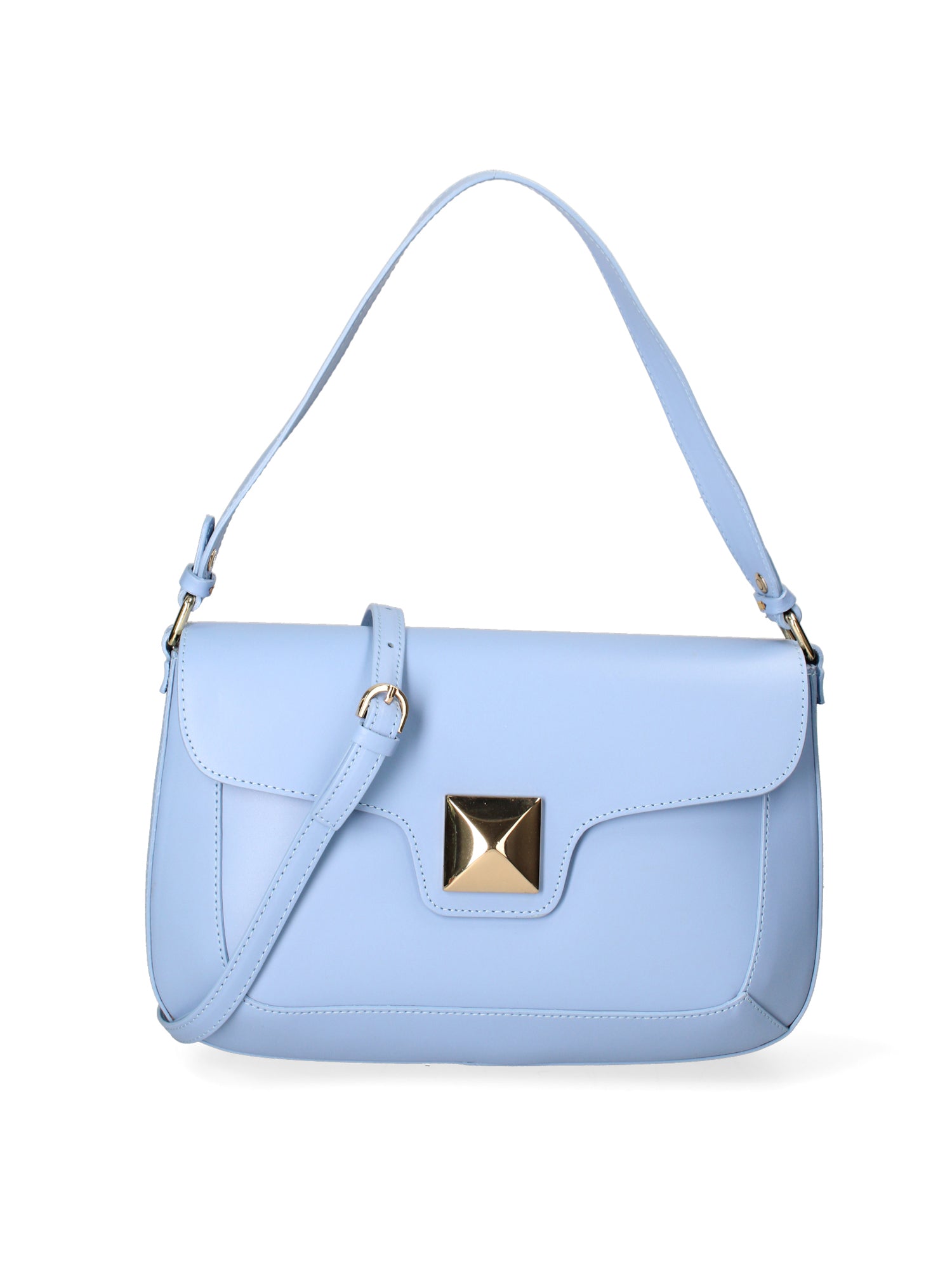 Astrea Borsa a spalla da donna 100% pelle 06015-L220 AZZURRO Gave Lux