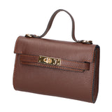 Uma Borsa a mano da donna Vera pelle 06525-D223 cioccolato Gave Lux
