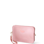 Borsa a tracolla da donna 100% Pvc FLAT-FLOWE-OLD ROSE - LIGHT GOLD Marc Ellis