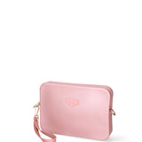 Borsa a tracolla da donna 100% Pvc FLAT-FLOWE-OLD ROSE - LIGHT GOLD Marc Ellis