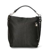 Elga Borsa a spalla da donna Vera pelle 80051-NERO Gave Lux