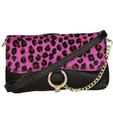 Safira Borsa a mano da donna Vera pelle 04760-LEO P FUXIA Gave Lux