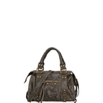 Erisia Borsa a spalla da donna Vera pelle 06091-049 VERDE MILITARE SCURO Gave Lux