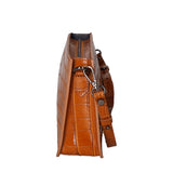 Valoria Borsa a spalla da donna Vera pelle 05414-B17 CUOIO Gave Lux