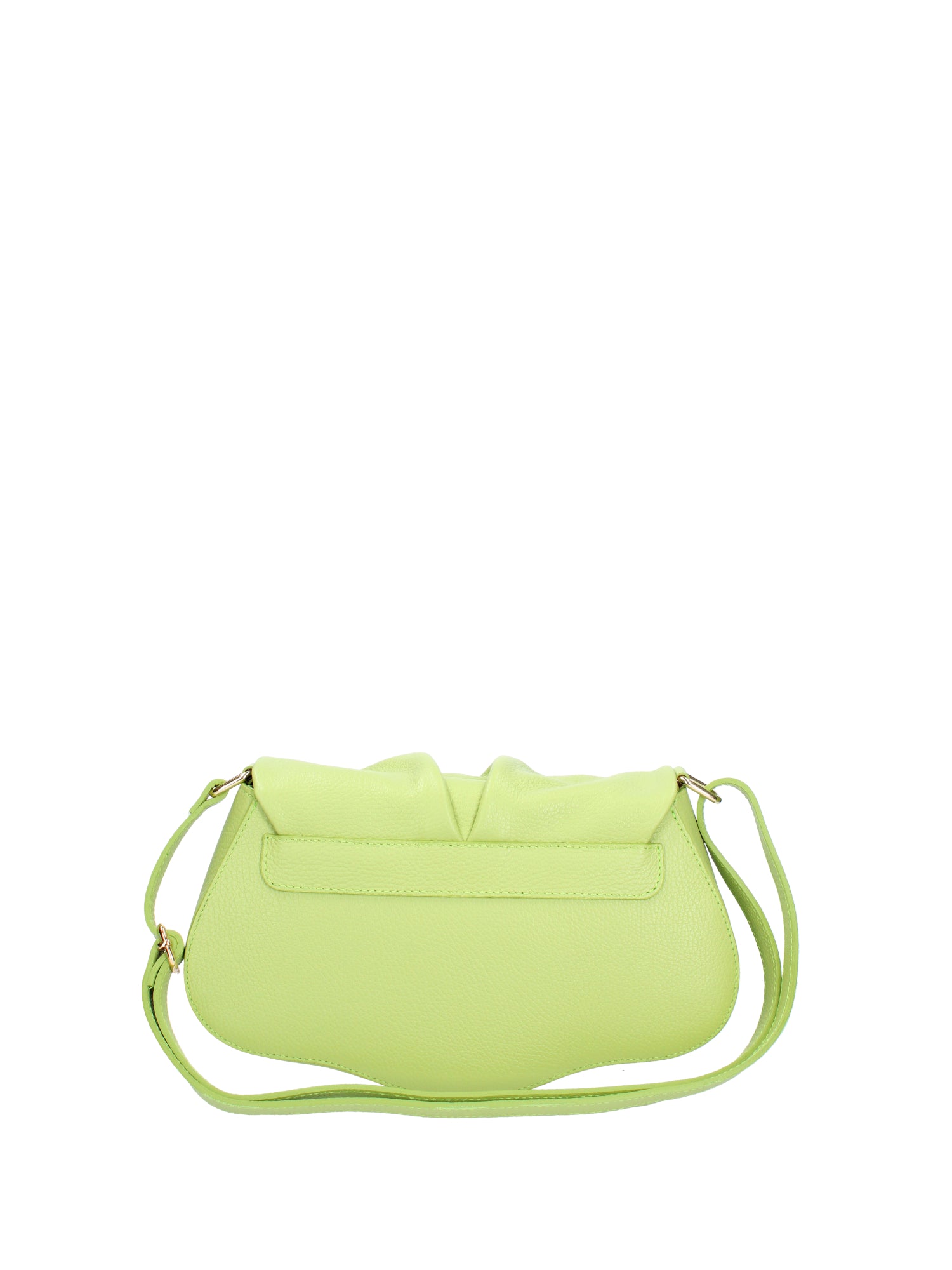 Borsa a spalla da donna Vera pelle 07152-D12 VERDE Viola Castellani