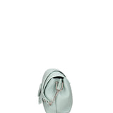 Borsa a tracolla da donna Vera pelle 07143-D102 CIELO Roberta Rossi
