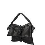 Borsa a spalla da donna Vera pelle 07172-NERO Viola Castellani