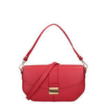 Borsa a spalla da donna Vera pelle 07229-L214 ROSSO Roberta Rossi