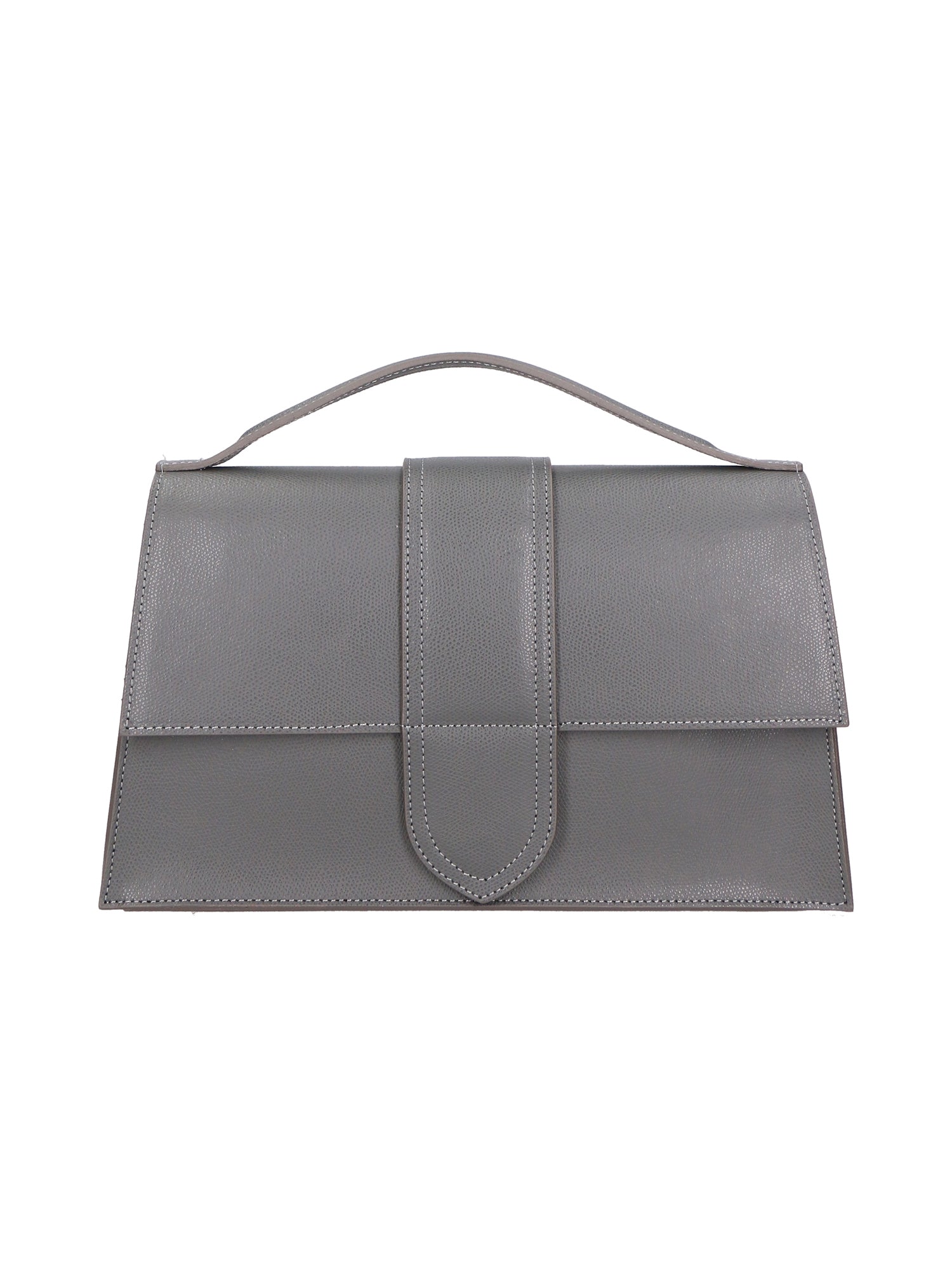 Lina Borsa a mano da donna Vera pelle 06517-GRIGIO Gave Lux
