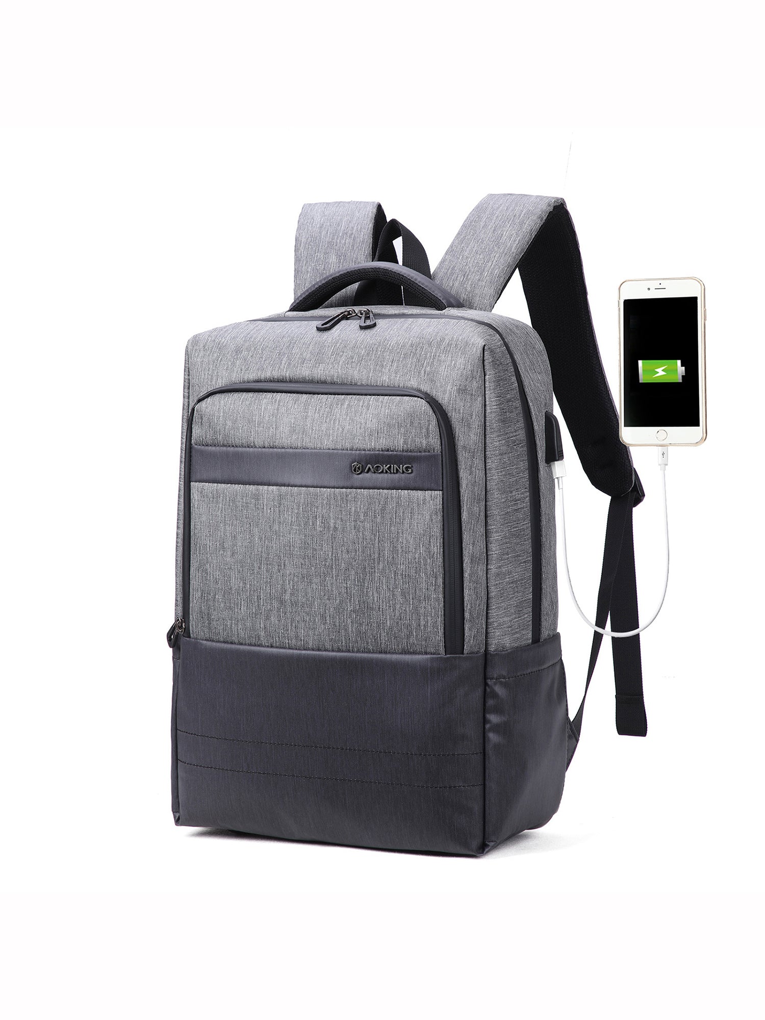 Zaino Unisex Volante Elite Casual SN86162-GREY Aoking