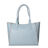 Borsa a spalla da donna 100% pelle riciclata 07225-Cielo Viola Castellani