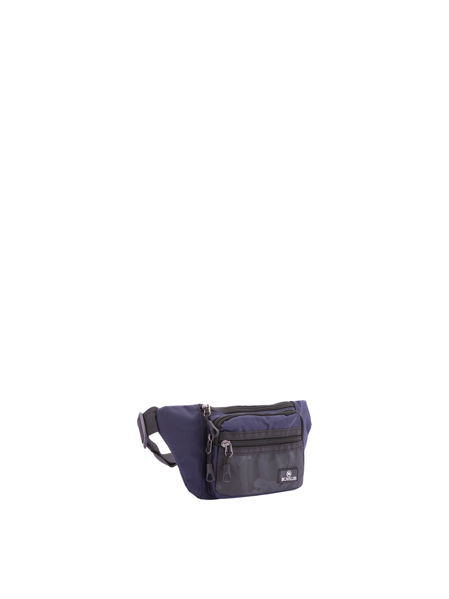 Marsupio da uomo in poliestere Casual BC1242-BLU B Cavalli