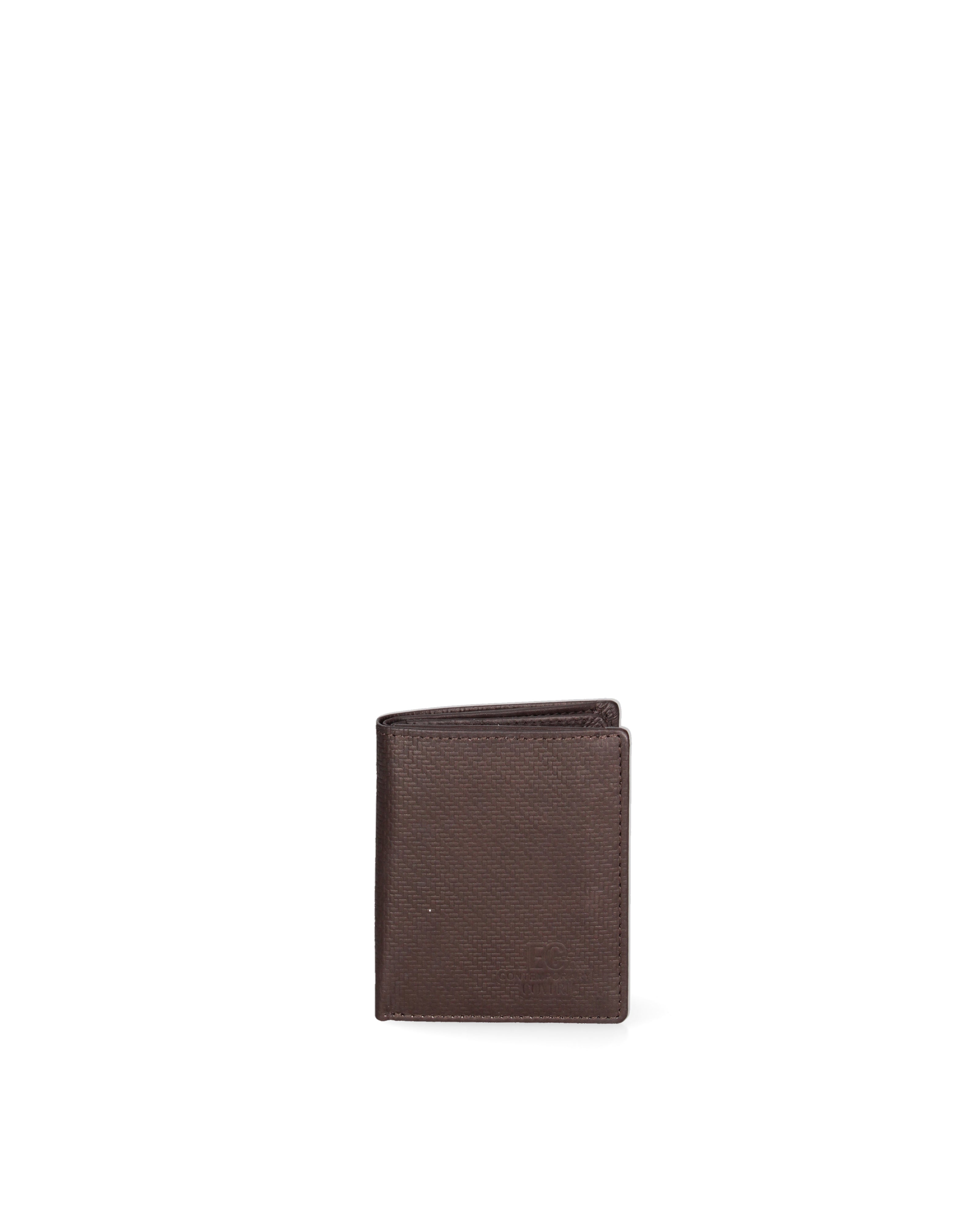 Portafoglio uomo in vera pelle Casual EC7631-52-T.MORO EC Contemporaly COVERI