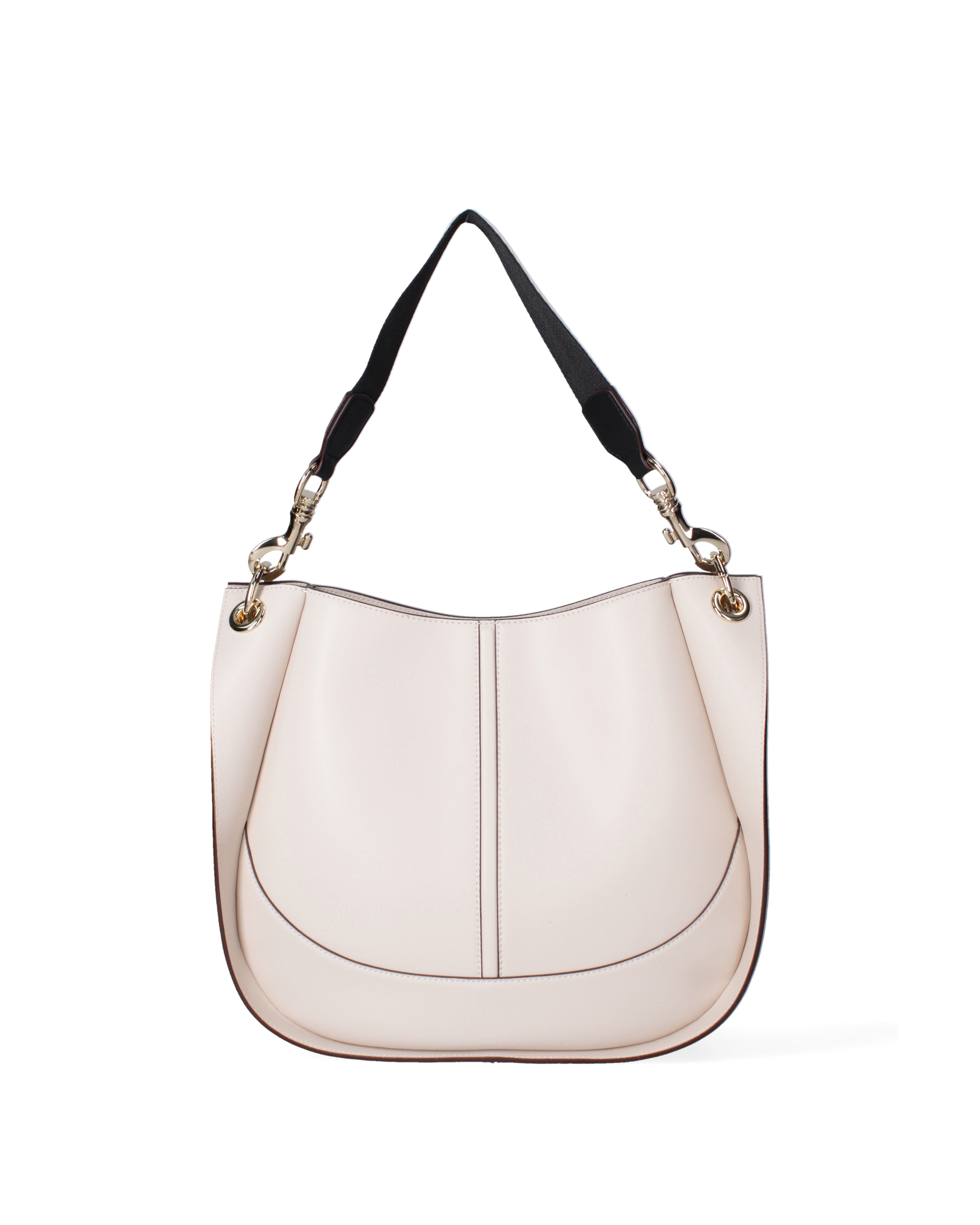 Borsa a spalla da donna 100% pelle riciclata 07224-Latte Viola Castellani