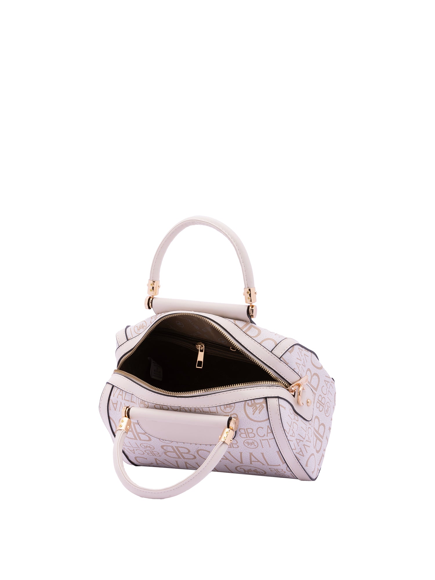 Borsa a bauletto da donna Ecopelle BC1371-OFF WHITE B Cavalli