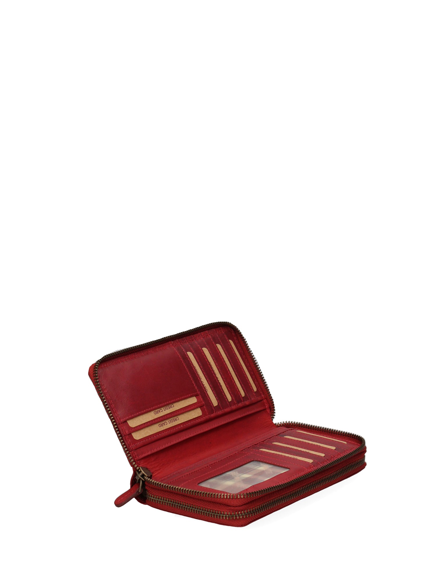 Portafoglio da uomo in vera pelle RFID HILB-3628-ROSSO Hill Burry