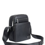 Borsa a tracolla uomo vera pelle Casual PC3336-NERO Northampton Polo Club