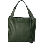 Seraphina Ultra Borsa a spalla da donna Vera pelle 3311-D14 VERDE SCURO DARK GREEN Gave Lux