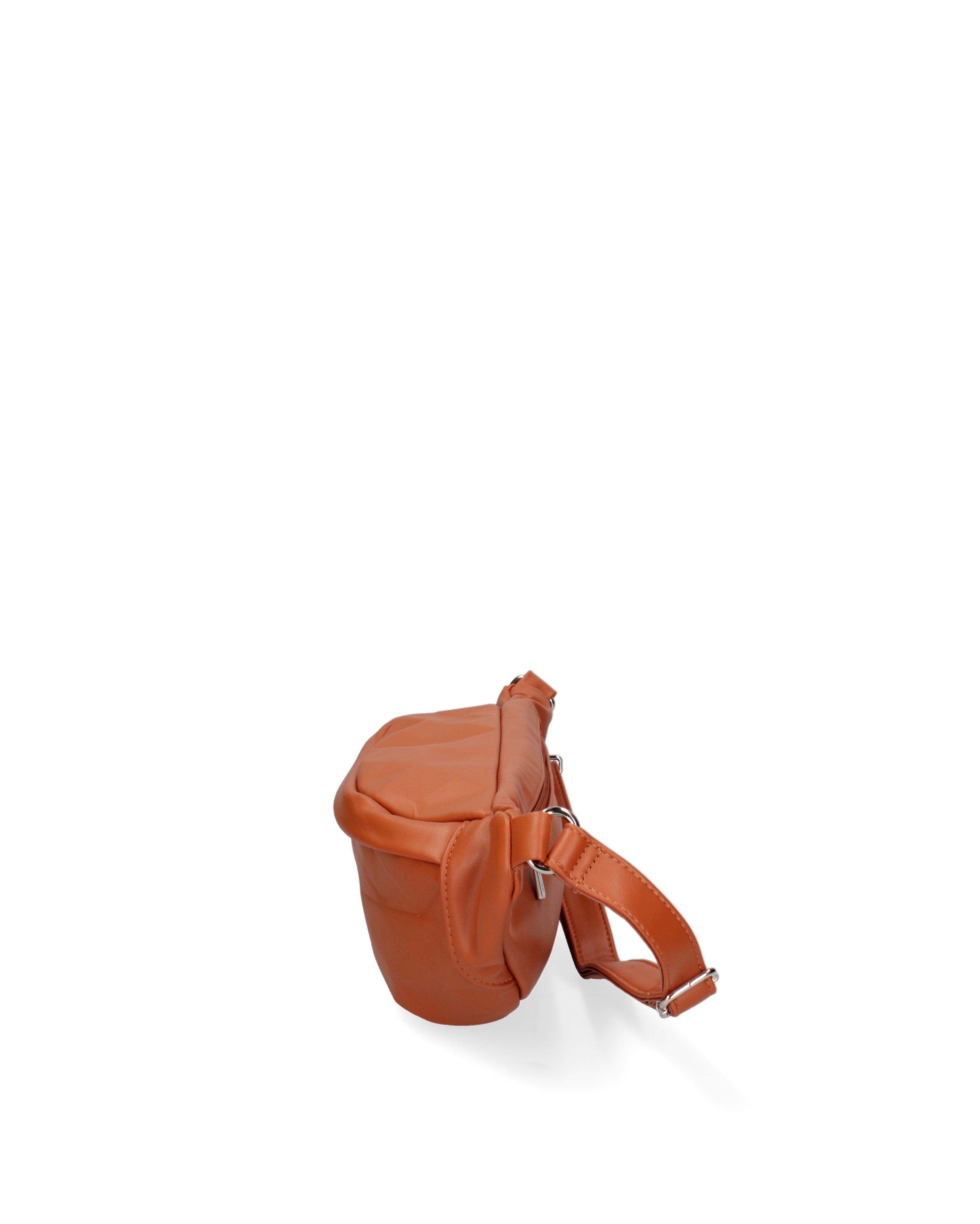 Marsupio da donna Ecopelle e Zip F6735-2-TAN David Jones