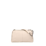 Borsa a spalla da donna Vera pelle 07141-D37 LATTE Viola Castellani