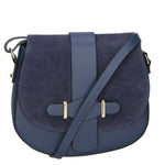 Carola Borsa a tracolla da donna Vera pelle 10036-P217 BLU NOTTE Gave Lux