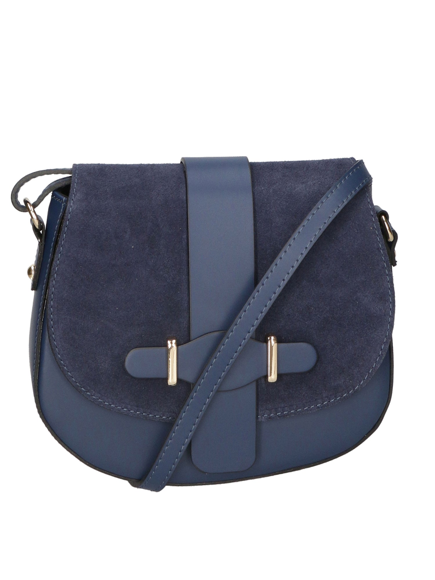 Carola Borsa a tracolla da donna Vera pelle 10036-P217 BLU NOTTE Gave Lux