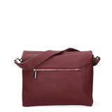 Borsa a spalla da donna Ecopelle 637-2-BURGUNDY Diana&co