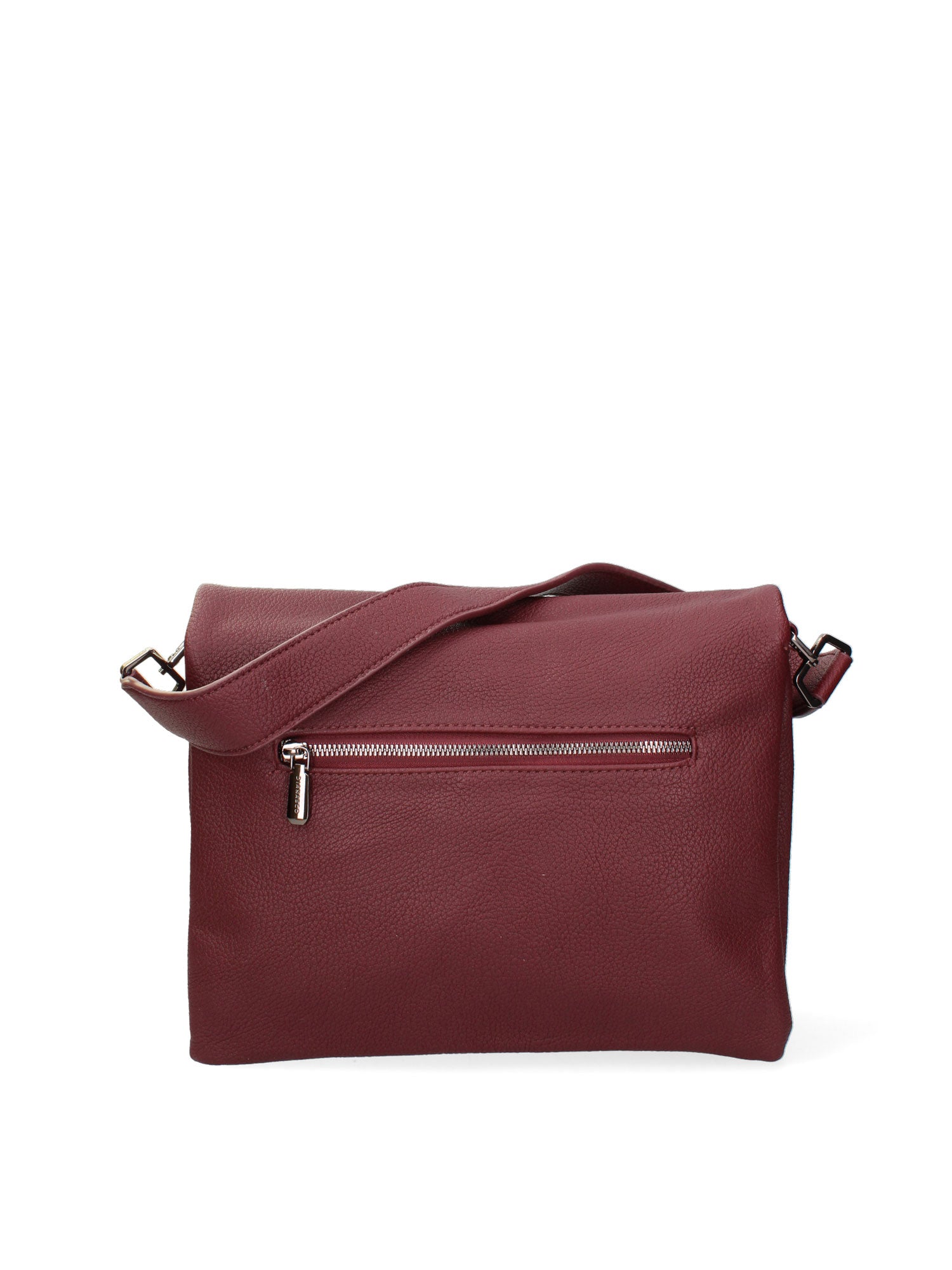 Borsa a spalla da donna Ecopelle 637-2-BURGUNDY Diana&co