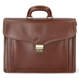 Nevio 7010-MARRONE BROWN Borsa da lavoro uomo in pelle Gave Lux