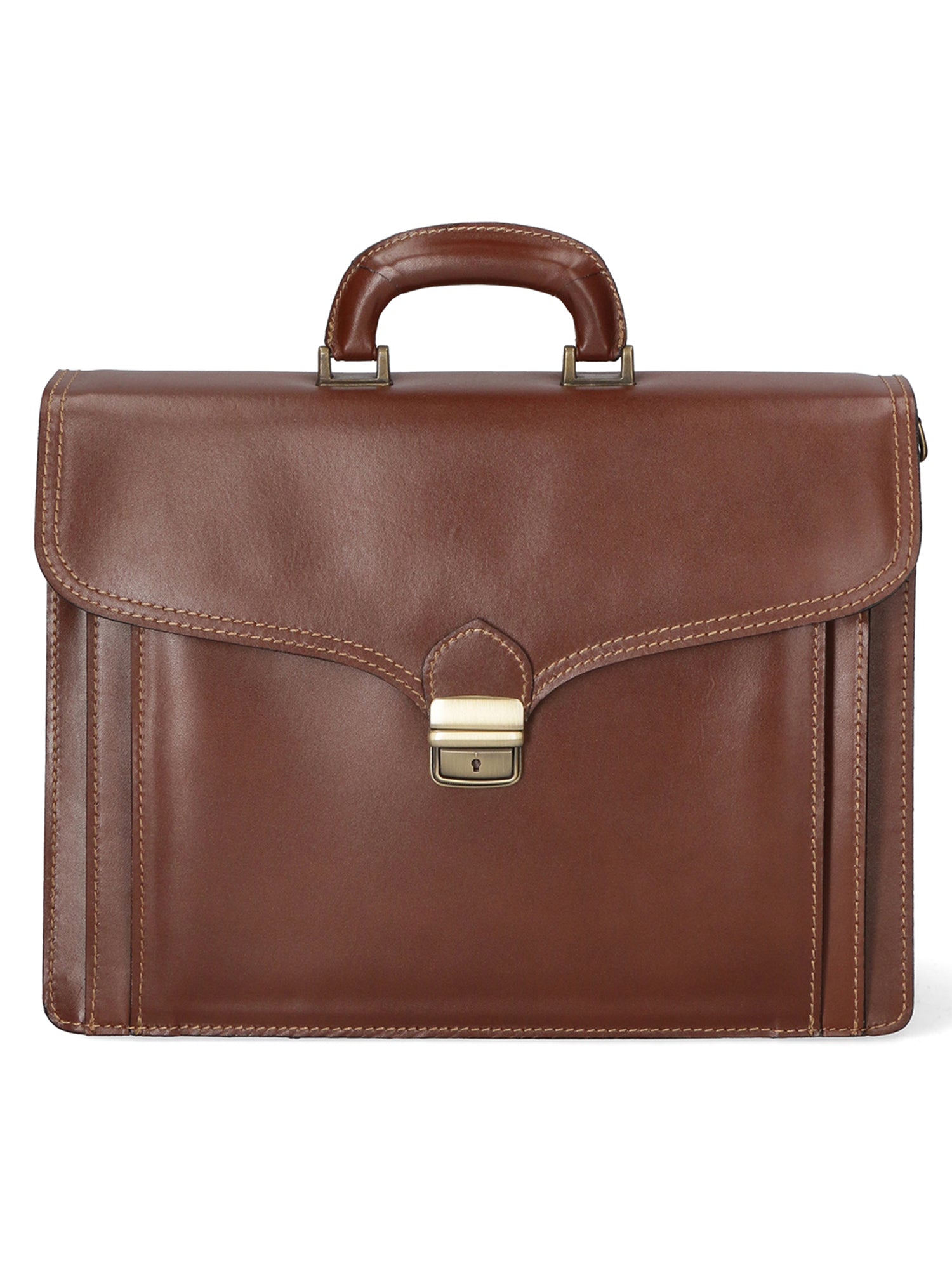 Nevio 7010-MARRONE BROWN Borsa da lavoro uomo in pelle Gave Lux