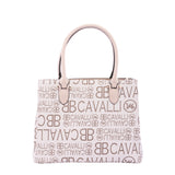 Borsa a mano da donna Ecopelle e poliestere BC1370-BEIGE B Cavalli