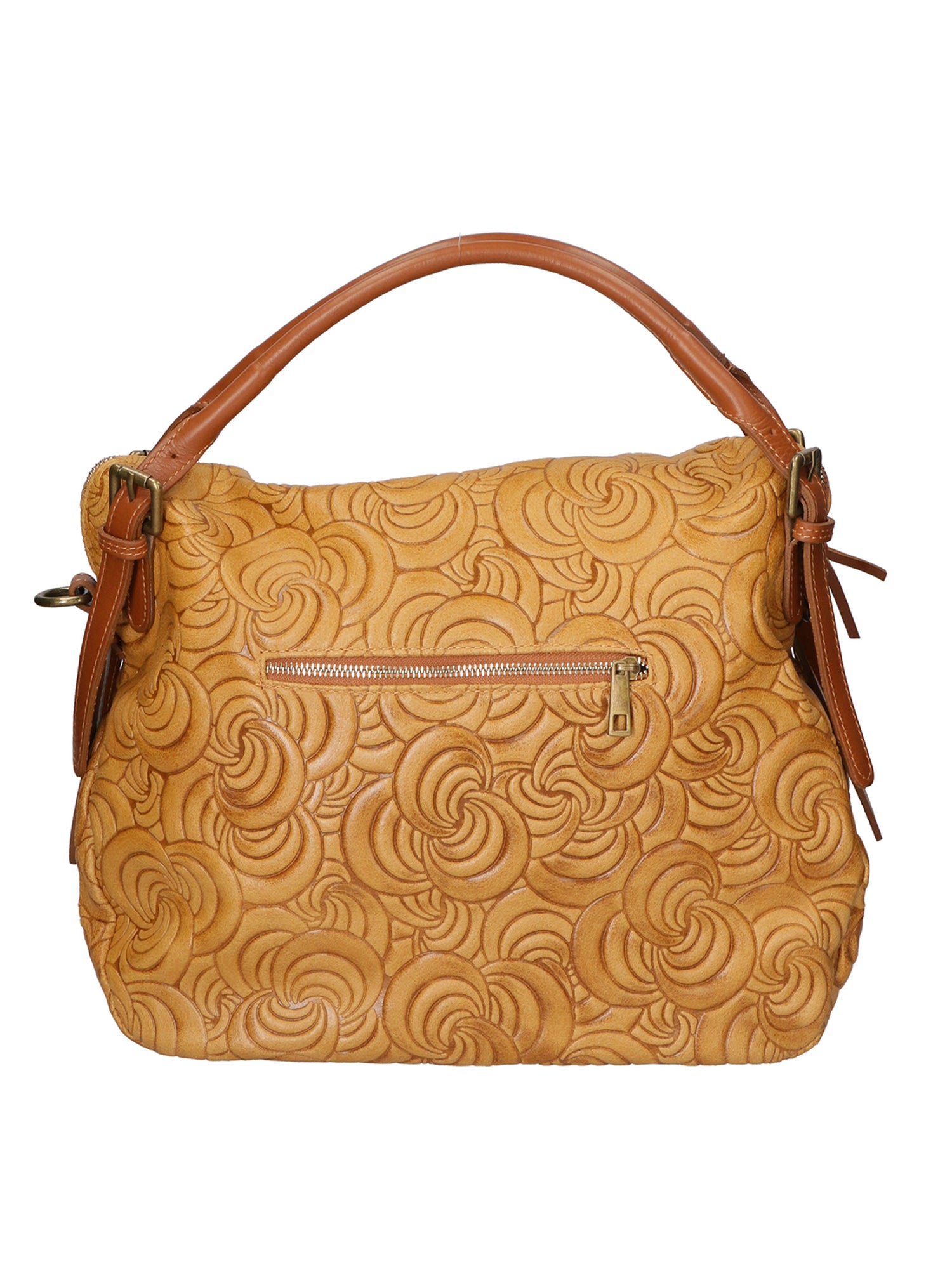 Devis Borsa a mano da donna Vera pelle 80014-031 CUOIO SCURO Gave Lux