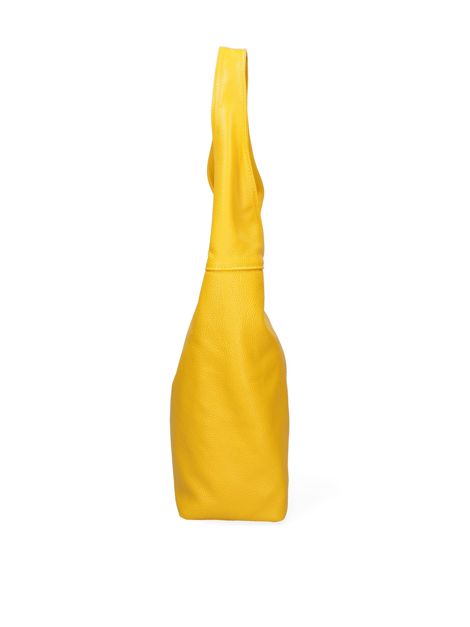 Aria Borsa a mano da donna 100% pelle 07029-D04 GIALLO Gave Lux