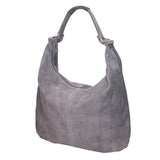 Valeria Borsa a spalla da donna Vera pelle 05280-018 GRIGIO MEDIO Gave Lux