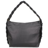 Umbria Borsa a spalla da donna Vera pelle 07169-NERO BLACK Gave Lux
