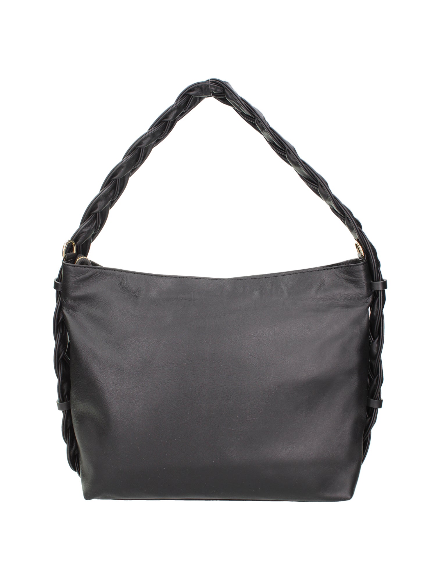 Umbria Borsa a spalla da donna Vera pelle 07169-NERO BLACK Gave Lux
