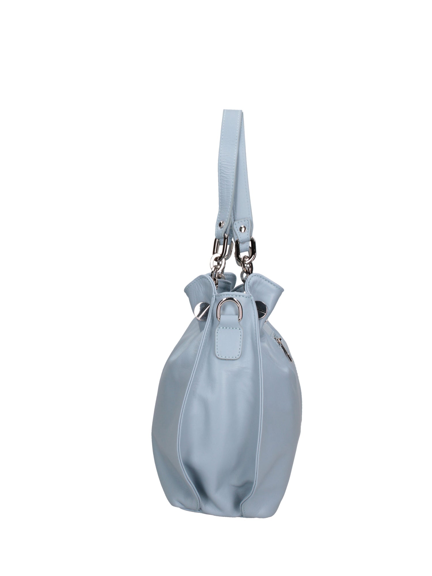 Ereba Borsa a mano da donna Made in Italy 100% pelle 3305-S92 CELESTE Gave Lux
