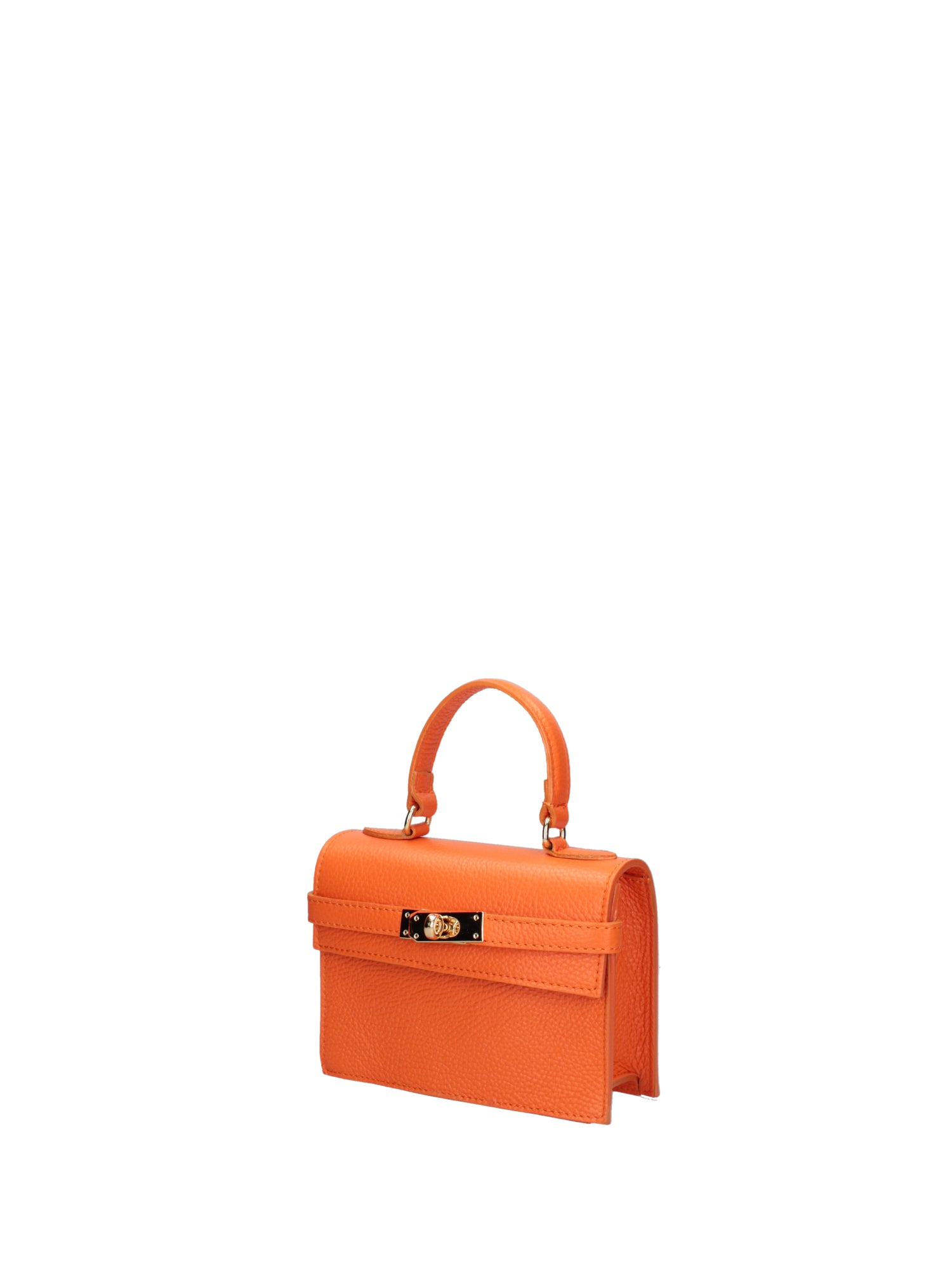 Borsa a mano da donna Vera pelle 07161-D29 ARANCIONE Roberta Rossi