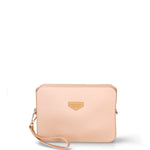 Borsa a tracolla da donna 100% Pvc FLAT-FLOWE-APRICOT - LIGHT GOLD Marc Ellis