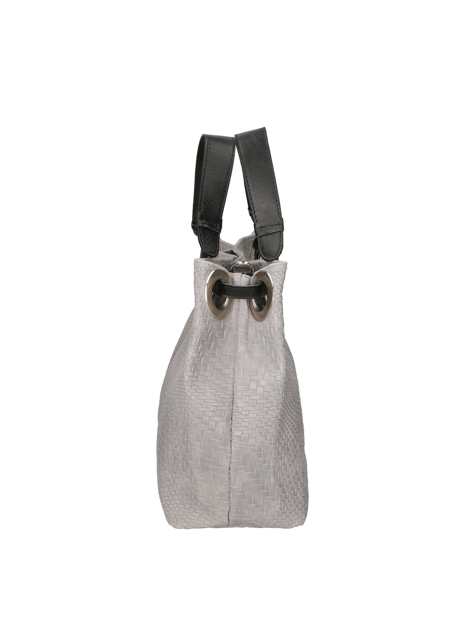 Emilia Borsa a spalla da donna Vera pelle 80059-020 GRIGIO CHIARO Gave Lux