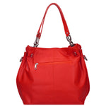 Ereba Borsa a mano da donna Made in Italy 100% pelle 3305-S58 ROSSO FUOCO Gave Lux