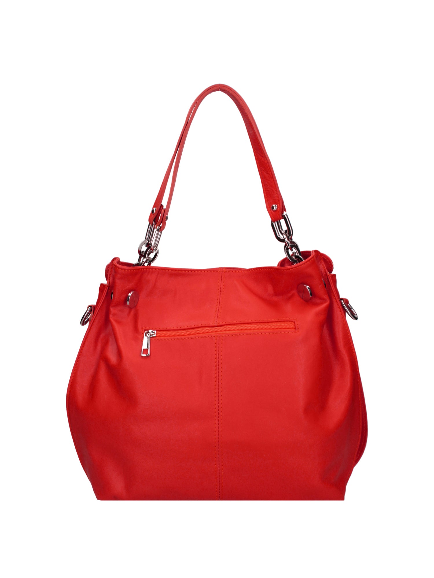 Ereba Borsa a mano da donna Made in Italy 100% pelle 3305-S58 ROSSO FUOCO Gave Lux